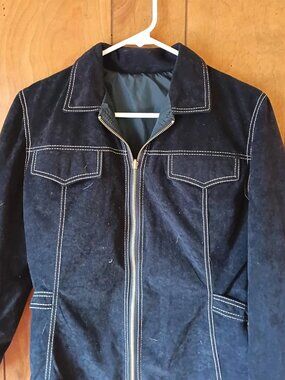 Static Reversible Utility Jacket XS Navy Contrast Stitch